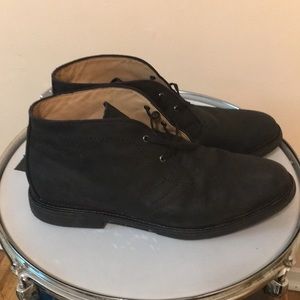 Ugg black leather boots